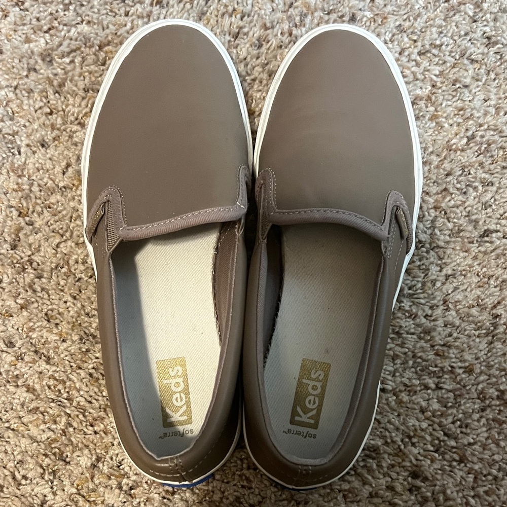 Keds Taupe Slip-On Shoes